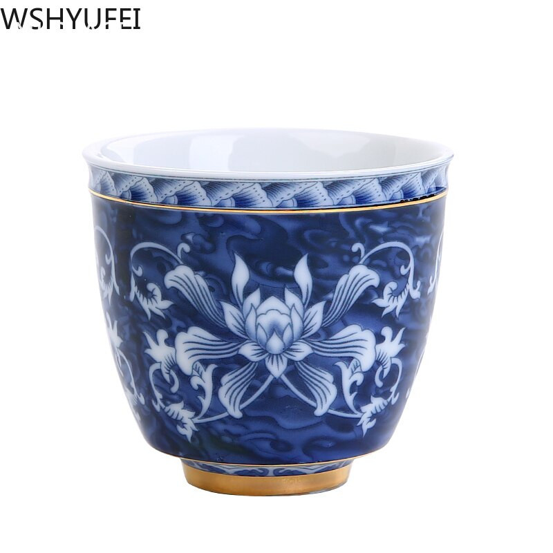 4 ks/sada Jingdezhen Retro ručne vyrobená keramická podložka pod šálku, ručne maľovaná butiková miska na čaj, čínska porcelánová čajová súprava