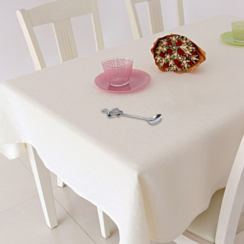 8 bucăți drăguț cu tema muzicală ceai linguriță pentru amestecare lingură de cafea din oțel inoxidabil în formă de notă mică înghețată linguriță pentru desert tacâmuri creative