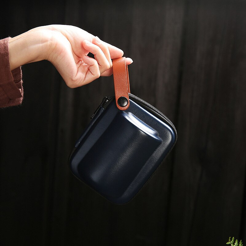 Китайски кунг-фу Teaset Преносим сервиз за чай за пътуване Yixing Purple Clay Teapot Quik Pots Teaware Китайски чайници за напитки