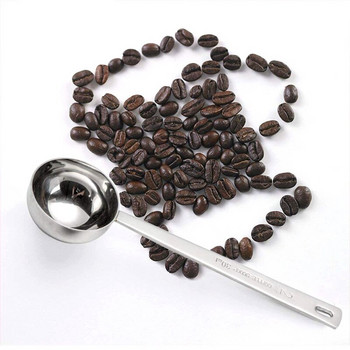 Нова лъжичка за кафе от неръждаема стомана, мерителна лъжица за 2 супени лъжици, лъжица за кафе, 30 мл метални лъжици с дълги дръжки, мерителна лъжица за кафе
