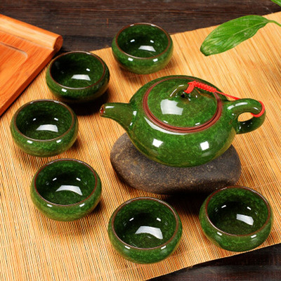 Ledom napukla šalica Set za čaj Keramička šalica za čaj Kung Fu Set za čaj Poklon kutija Set za čaj Čajnik Jednostavan pribor za domaćinstvo Čaj za vodu Čajnik