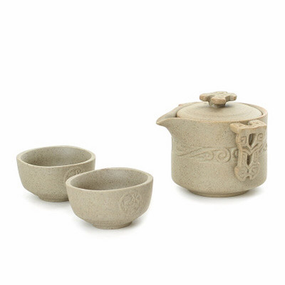 Keraminis arbatinukas Nešiojamas kelioninis arbatos rinkinys Nešiojamas arbatos indas 1 puodukas 2 puodeliai kinietiškas gaivanas Kung Fu arbatai Namų kavos senoviniai gėrimai