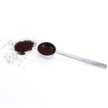 Μεζούρα καφέ από ανοξείδωτο ατσάλι, 2 κουταλιές της σούπας μεζούρα, 30 ml μεταλλικές μακριές λαβές, κουτάλια μέτρησης καφέ,