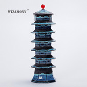 WIZAMONY китайски кунг-фу комплект за чай кърпа gaiwan гърне за чай чаша за чай тави сервиз за чай сервиз за чай керамичен подарък пуер съдове за пиене пътна чанта