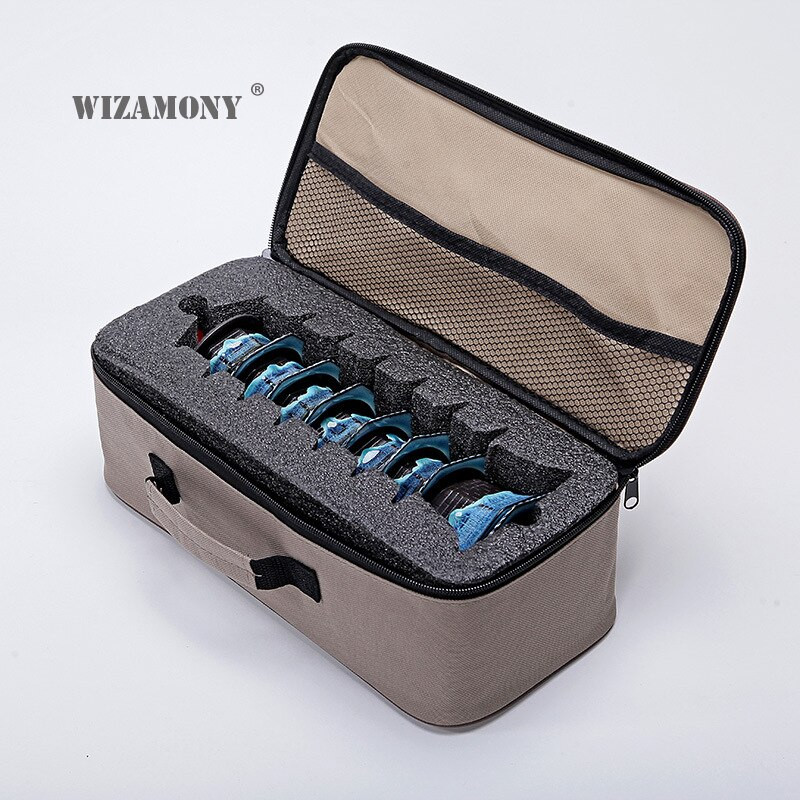 WIZAMONY китайски кунг-фу комплект за чай кърпа gaiwan гърне за чай чаша за чай тави сервиз за чай сервиз за чай керамичен подарък пуер съдове за пиене пътна чанта