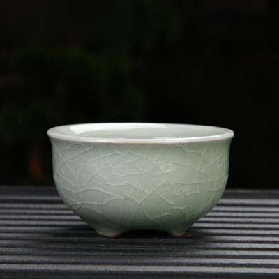 2db/készlet Ru kemence teáscsésze Kung Fu teáscsészék teás edények kínai stílusú italos edények azúrkék porcelán csésze konyhai kungfu eszköz