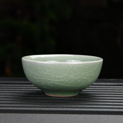 2db/készlet Ru kemence teáscsésze Kung Fu teáscsészék teás edények kínai stílusú italos edények azúrkék porcelán csésze konyhai kungfu eszköz