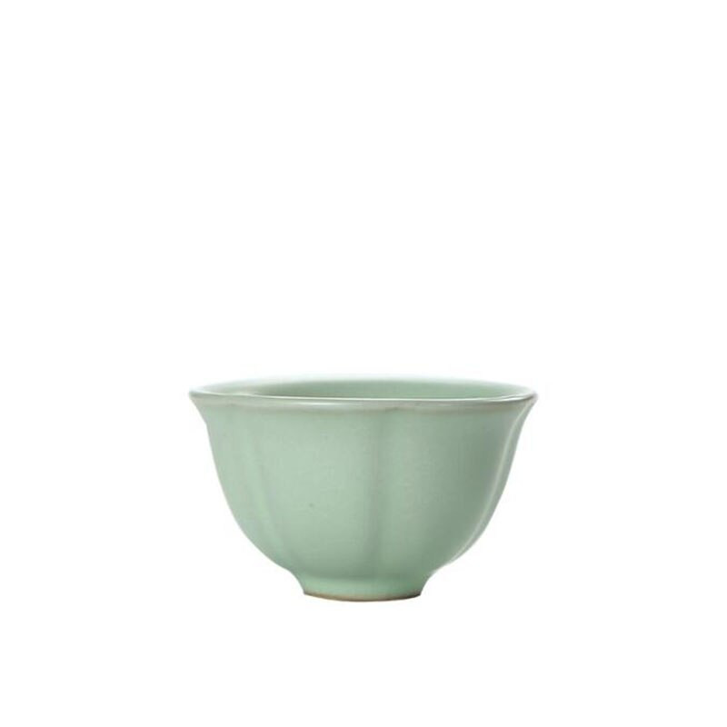 2db/készlet Ru kemence teáscsésze Kung Fu teáscsészék teás edények kínai stílusú italos edények azúrkék porcelán csésze konyhai kungfu eszköz