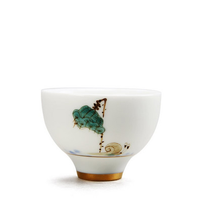 2 vnt. / partijoje Keramikos arbatos puodelis Namų biuro arbatos dubuo Rankomis dažytas porcelianinis arbatos indas Priedai Vieno puodelio Pagrindinis gėrimų indas