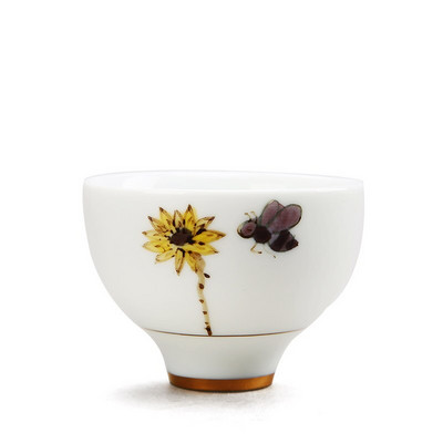 2 vnt. / partijoje Keramikos arbatos puodelis Namų biuro arbatos dubuo Rankomis dažytas porcelianinis arbatos indas Priedai Vieno puodelio Pagrindinis gėrimų indas