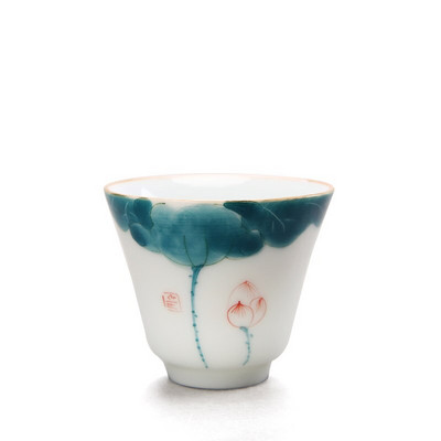 2 vnt. / partijoje Keramikos arbatos puodelis Namų biuro arbatos dubuo Rankomis dažytas porcelianinis arbatos indas Priedai Vieno puodelio Pagrindinis gėrimų indas