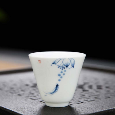 2 vnt. / partijoje Keramikos arbatos puodelis Namų biuro arbatos dubuo Rankomis dažytas porcelianinis arbatos indas Priedai Vieno puodelio Pagrindinis gėrimų indas