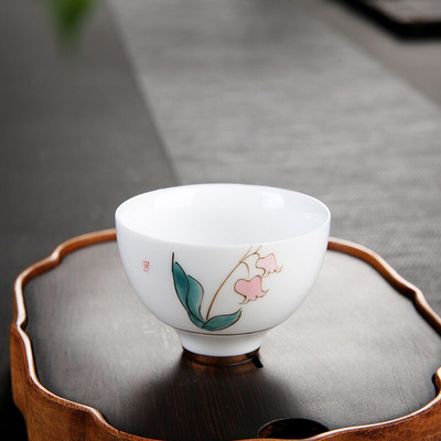 2 vnt. / partijoje Keramikos arbatos puodelis Namų biuro arbatos dubuo Rankomis dažytas porcelianinis arbatos indas Priedai Vieno puodelio Pagrindinis gėrimų indas