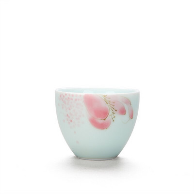 2 vnt. / partijoje Keramikos arbatos puodelis Namų biuro arbatos dubuo Rankomis dažytas porcelianinis arbatos indas Priedai Vieno puodelio Pagrindinis gėrimų indas