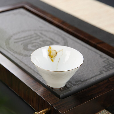 2 vnt. / partijoje Keramikos arbatos puodelis Namų biuro arbatos dubuo Rankomis dažytas porcelianinis arbatos indas Priedai Vieno puodelio Pagrindinis gėrimų indas