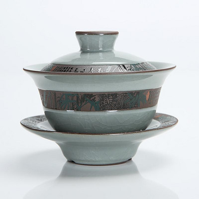 Čínske súpravy čajového riadu Kung Fu, čajová kanvica, šálka, misa Gaiwan, súpravy na čaj z kostného porcelánu Gaiwan, súprava na čaj Gaiwan, porcelánová súprava na čajovú súpravu