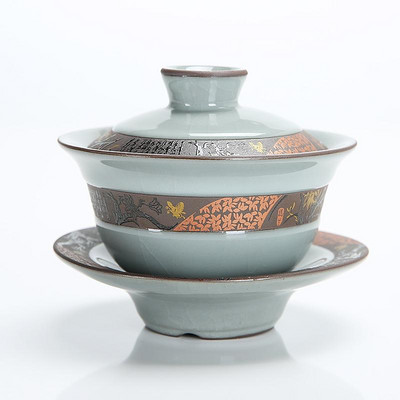 Čínske súpravy čajového riadu Kung Fu, čajová kanvica, šálka, misa Gaiwan, súpravy na čaj z kostného porcelánu Gaiwan, súprava na čaj Gaiwan, porcelánová súprava na čajovú súpravu