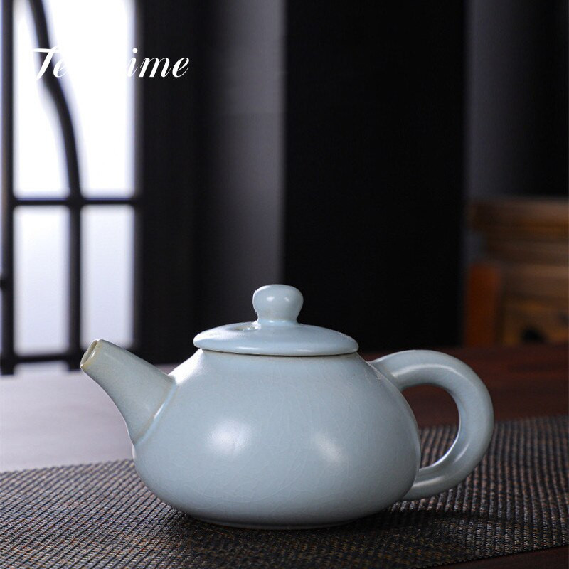 Čínska cestovná čajová súprava Kung Fu, keramická kanvica na čaj Ge Kiln, šálka Gaiwan, porcelánová čajová súprava Gaiwan, kanvice, súpravy čajového riadu, riad na nápoje, čajový obrad