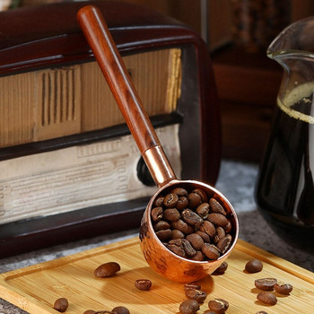 Χάλκινη σέσουλα καφέ Μεζούρα μεζούρα καφέ, μεζούρα για αλεσμένο καφέ, εσπρέσο, κόκκους καφέ