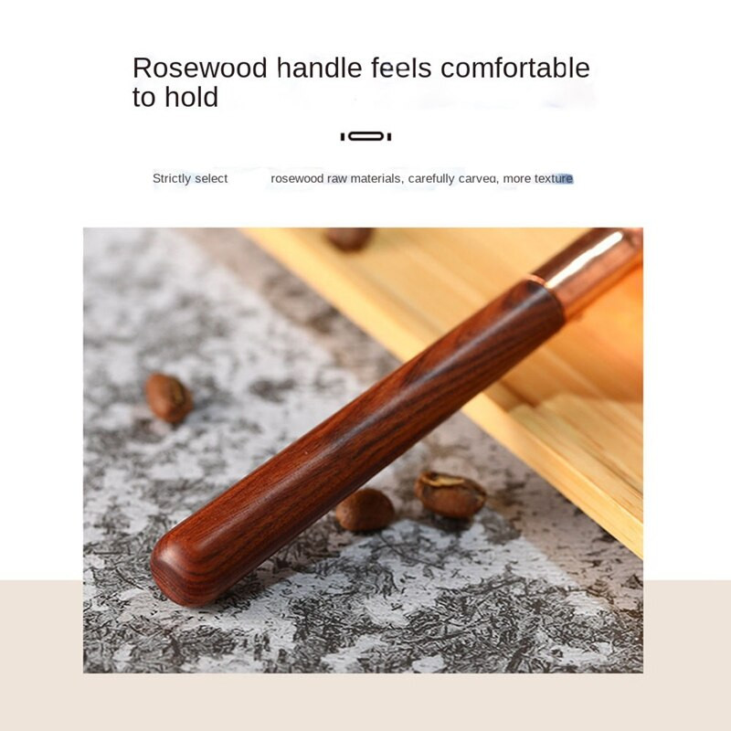 Lingurita de cafea din cupru, lingura de masurare pentru cafea macinata, espresso, boabe de cafea