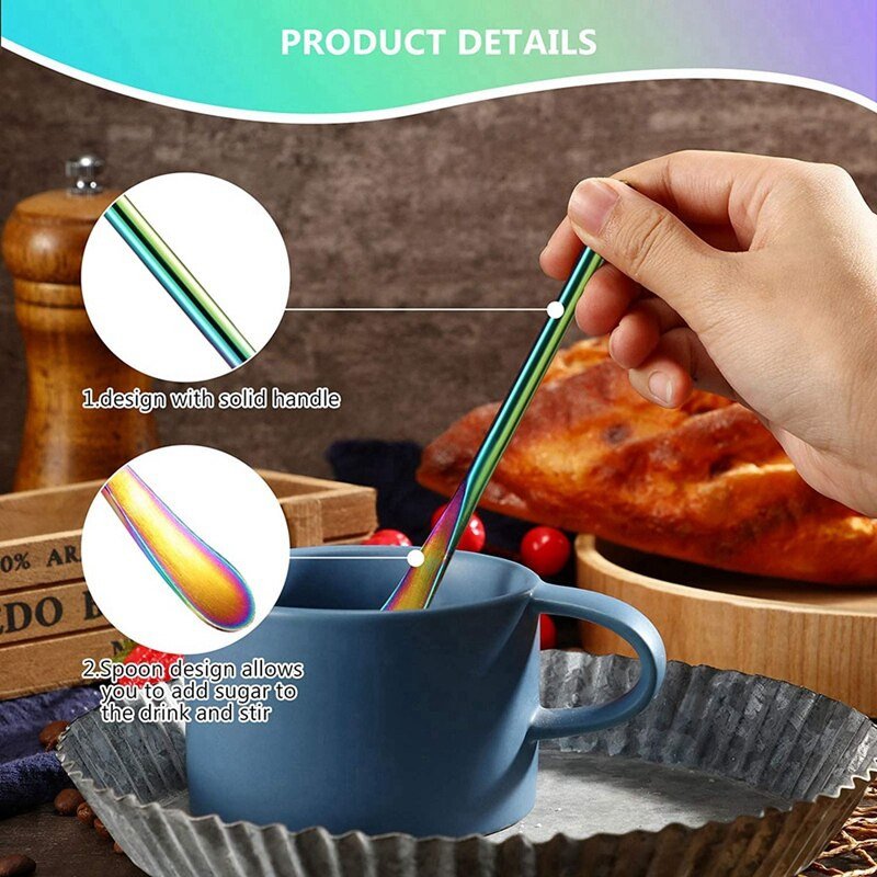 Žlice za kavu Štapići za miješanje čaja od koktela Žlice za miješanje espresso napitaka Žlice s kratkom ručkom za kućni ured