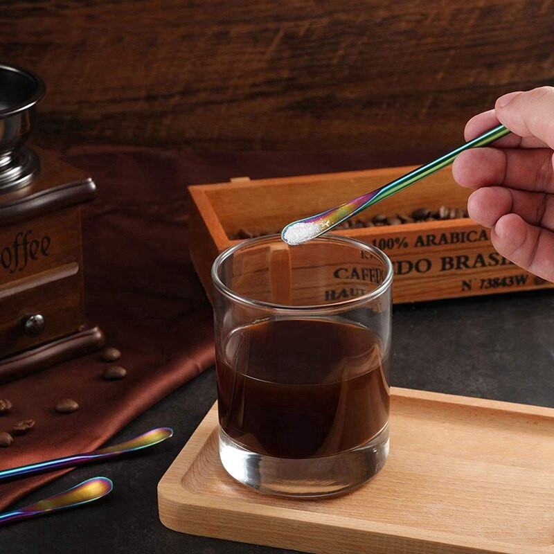 Žlice za kavu Štapići za miješanje čaja od koktela Žlice za miješanje espresso napitaka Žlice s kratkom ručkom za kućni ured