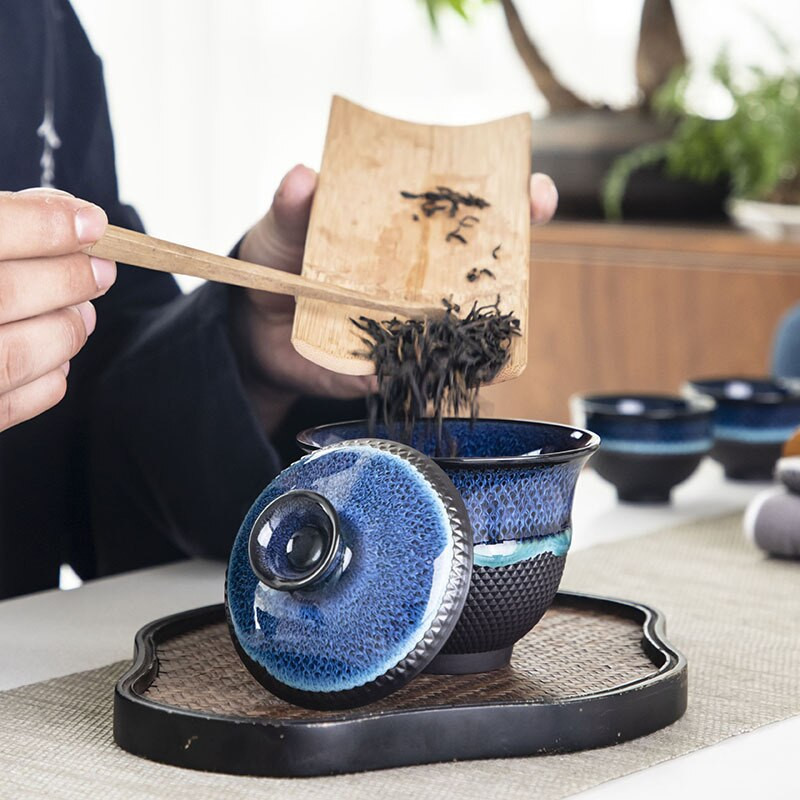 Čínska cestovná čajová súprava Kung Fu, keramická glazúrovaná kanvica na čaj, šálka Gaiwan, porcelánová čajová súprava, kanvice, súpravy čajového riadu, riad na nápoje, čajový obrad