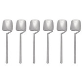 Kávéskanál, 6 db eszpresszókanál, 5,6 hüvelykes rozsdamentes acél kiskanalak Teáskanál apró kanál