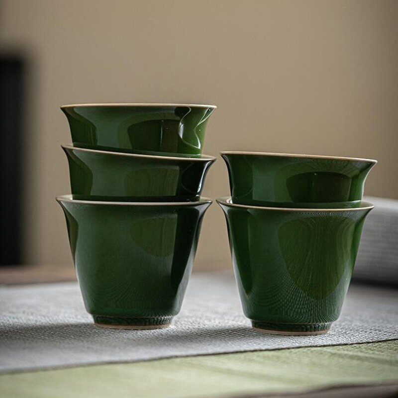 2 bucăți/set ceașcă de ceai Kungfu din porțelan Bol de ceai Pu'er Master Cup 40ml articole de ceai de bucătărie în stil chinezesc Accesorii pentru set de ceai