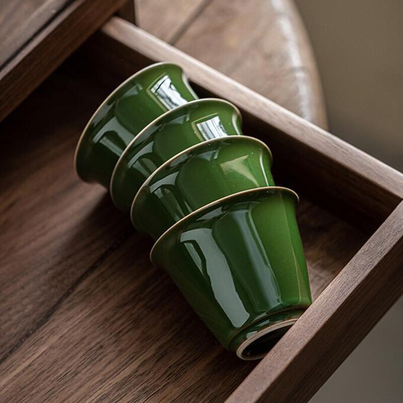 2 bucăți/set ceașcă de ceai Kungfu din porțelan Bol de ceai Pu'er Master Cup 40ml articole de ceai de bucătărie în stil chinezesc Accesorii pentru set de ceai