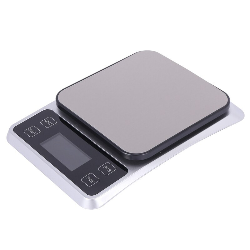 Hot SV-2Pack 2 v 1 odmerka na kávu s klipom, s uzatváracím klipom na vrecko - titánovo čierna a 1 sada digitálnej potravinárskej váhy, 5000G/0,1G