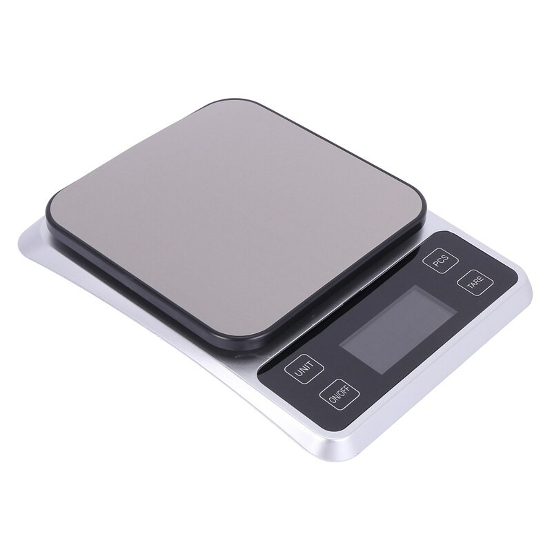 Hot SV-2Pack 2 v 1 odmerka na kávu s klipom, s uzatváracím klipom na vrecko - titánovo čierna a 1 sada digitálnej potravinárskej váhy, 5000G/0,1G