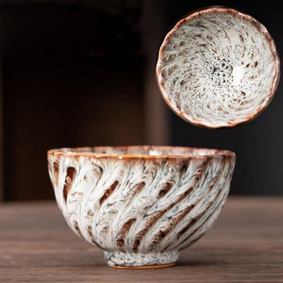 2db/szett Kemence Változó virágforma teástál Kungfu teáscsészék Mestercsésze Konyhai teáskészlet ivótartozékok