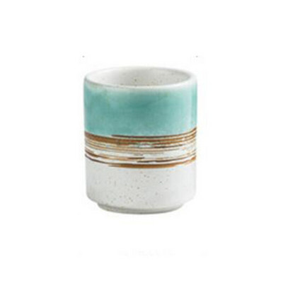 2 ks/sada kreatívnych porcelánových čajových šálok, osobný jednošálkový pohár do sushi reštaurácie, kuchynský riad, 140 ml