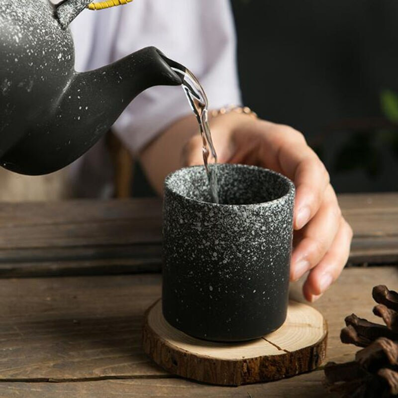 2 ks/sada kreatívnych porcelánových čajových šálok, osobný jednošálkový pohár do sushi reštaurácie, kuchynský riad, 140 ml