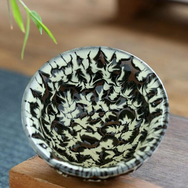 2Pcs/Set Preobrazba peći za pečenje grube keramike Šalice za čaj Kungfu zdjela za čaj Ručno izrađeni zanatski kuhinjski pribor za piće