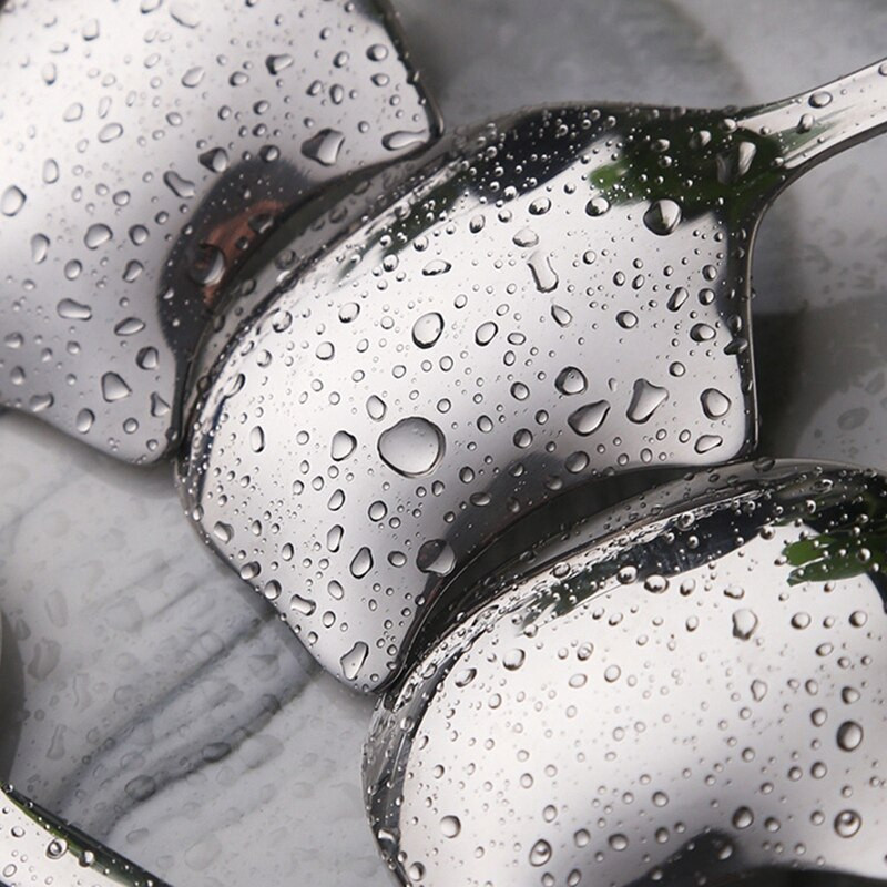 4 db Kreatív teáskanál kávés hosszúfarkú macska kávés kanál hosszú nyelű kanál 304 rozsdamentes acél étkészlet