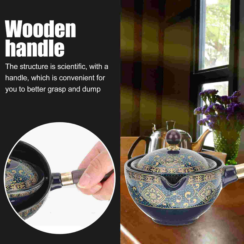 Teáskészlet Kerámia kínai teáskannafőző csésze Fu Kung porcelán vízforraló Kungfu kis teásedény 360 Gongfuloose japán forgatás