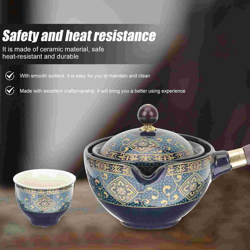 Teáskészlet Kerámia kínai teáskannafőző csésze Fu Kung porcelán vízforraló Kungfu kis teásedény 360 Gongfuloose japán forgatás