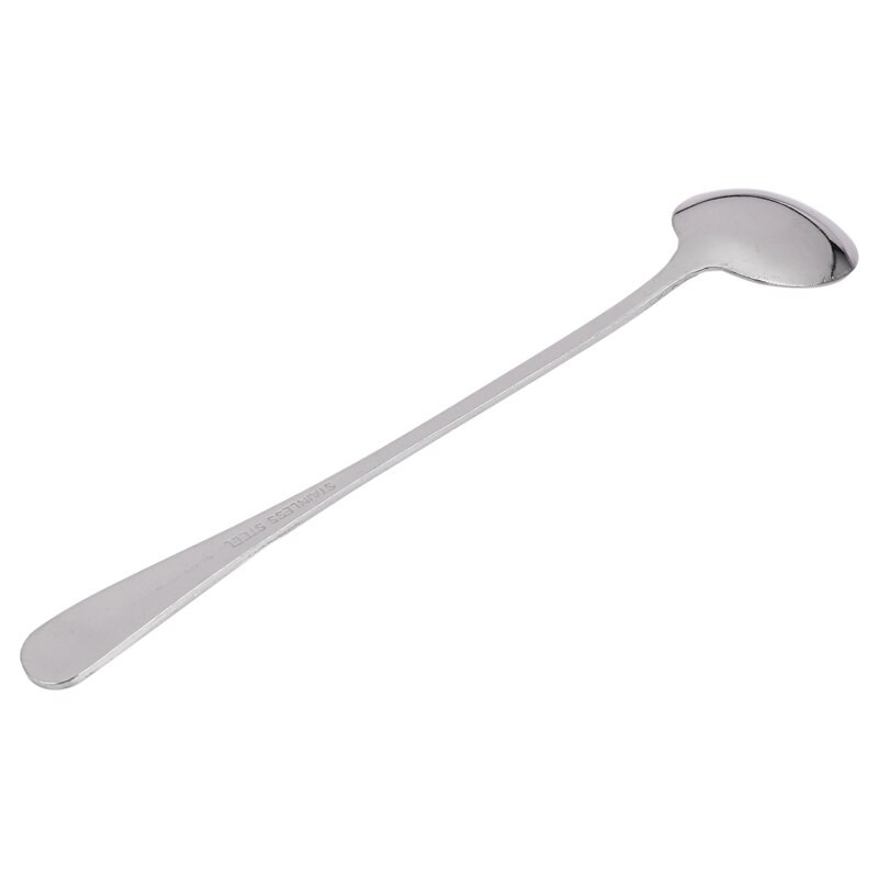 Hosszú nyelű jegesteás kanál, fagylaltos kanál, kávéskanál, rozsdamentes acél koktélkeverőkanál, hosszú teáskanál, 2 stílus, O készlet