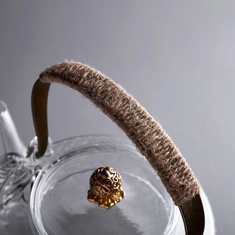 Aukštos kokybės karščiui atsparus stiklinis arbatos rinkinys japoniškas arbatinukas Yixing molinis virdulys su filtru vandens ąsotis arbatos indas Keraminis puodas