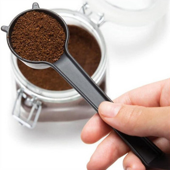 MLGB Giraffe Creative Coffee Poon Cute Coffee Bean Powder Quantitative Spoon Decorate Your Home Office Kitchen Black