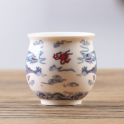Čajová súprava, keramický porcelánový riad, čaj, káva, šálka na Yerba Maté, riad, sada šálok na čaj Kung Fu, dvojvrstvová izolácia, pohár na vodu