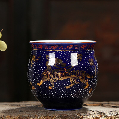 Čajová súprava, keramický porcelánový riad, čaj, káva, šálka na Yerba Maté, riad, sada šálok na čaj Kung Fu, dvojvrstvová izolácia, pohár na vodu