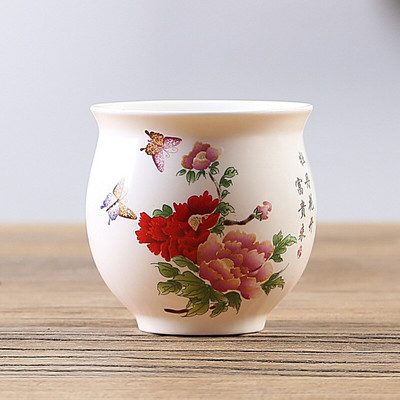 Čajová súprava, keramický porcelánový riad, čaj, káva, šálka na Yerba Maté, riad, sada šálok na čaj Kung Fu, dvojvrstvová izolácia, pohár na vodu