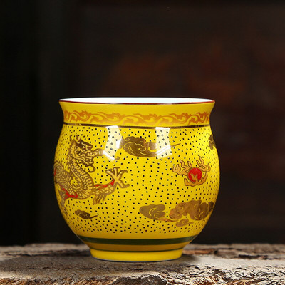 Čajová súprava, keramický porcelánový riad, čaj, káva, šálka na Yerba Maté, riad, sada šálok na čaj Kung Fu, dvojvrstvová izolácia, pohár na vodu