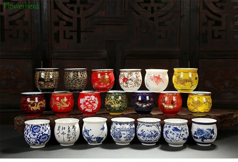 Čajová súprava, keramický porcelánový riad, čaj, káva, šálka na Yerba Maté, riad, sada šálok na čaj Kung Fu, dvojvrstvová izolácia, pohár na vodu