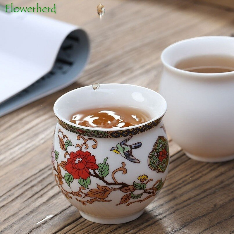 Čajová súprava, keramický porcelánový riad, čaj, káva, šálka na Yerba Maté, riad, sada šálok na čaj Kung Fu, dvojvrstvová izolácia, pohár na vodu