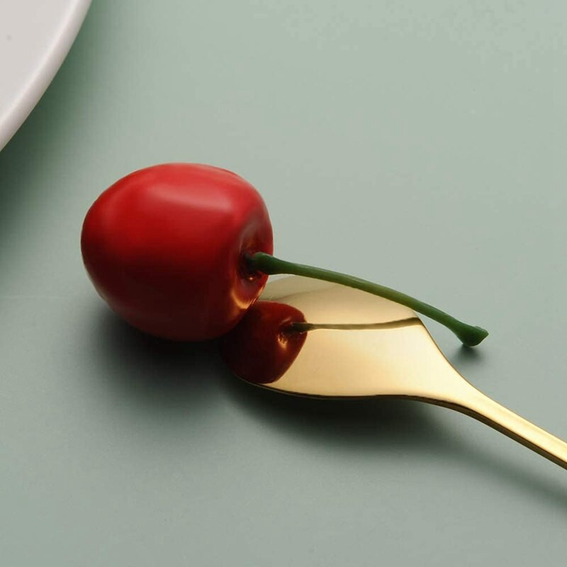 Set linguri de cafea, lingurite, linguri creative pentru inghetata de cafea, otel inoxidabil, mini linguri de amestecat