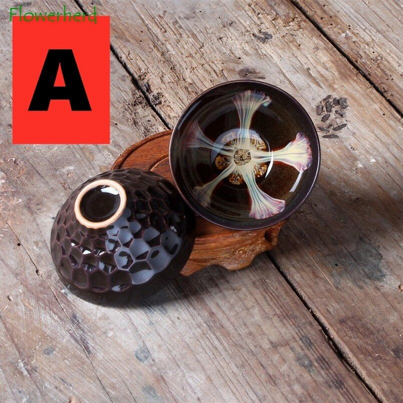 Čajové súpravy Keramický porcelánový čajový hrnček Miska Čajový riad Stolový riad Pieskovo-zlatá glazúra Majstrovský klobúk Čajový hrnček Sada čajových šálok Kung Fu